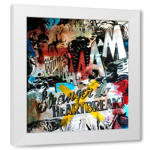 Stranger White Modern Wood Framed Art Print by Monteavaro, Dan