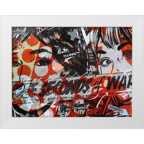 Three Seconds White Modern Wood Framed Art Print by Monteavaro, Dan