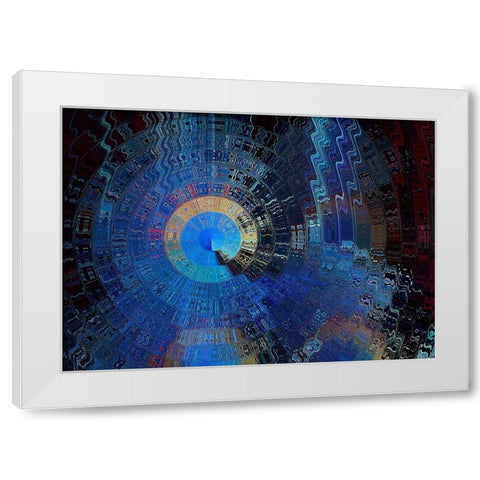 Final Gateway White Modern Wood Framed Art Print by Manlove, David