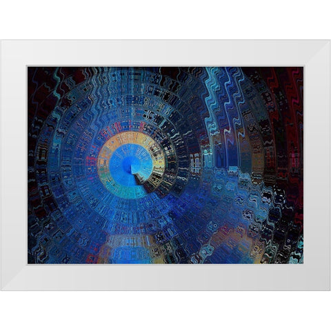 Final Gateway White Modern Wood Framed Art Print by Manlove, David