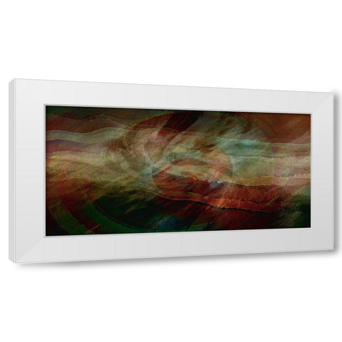 Aurora Nebula 1 White Modern Wood Framed Art Print by Manlove, David