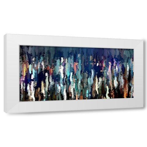 Effervescence 2 White Modern Wood Framed Art Print by Manlove, David