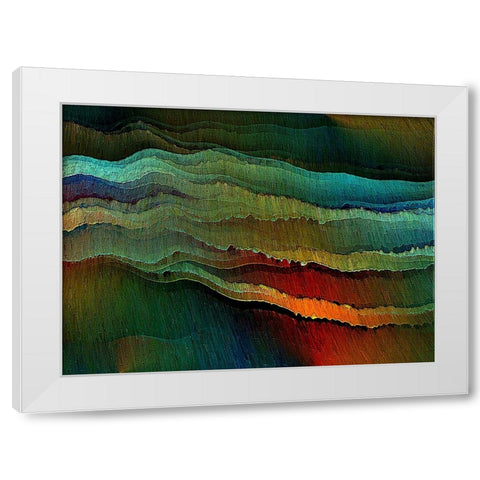 Polar Light White Modern Wood Framed Art Print by Manlove, David