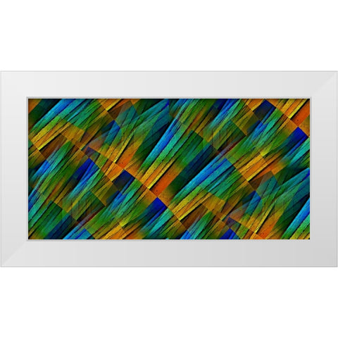 Propagation White Modern Wood Framed Art Print by Manlove, David