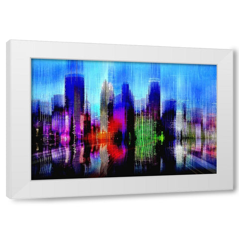 Minneapolis White Modern Wood Framed Art Print by Manlove, David