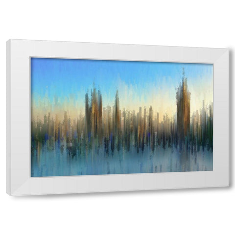 PixelWestminster White Modern Wood Framed Art Print by Manlove, David