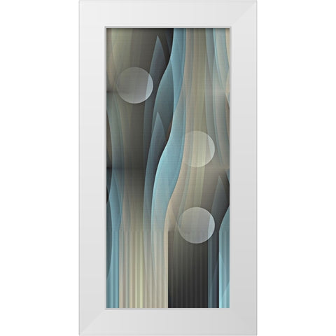 Macro Effervescence White Modern Wood Framed Art Print by Manlove, David
