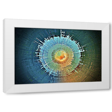 Alectrona 2 White Modern Wood Framed Art Print by Manlove, David