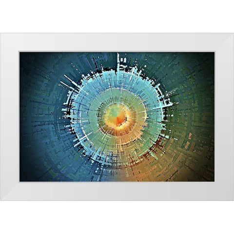 Alectrona 2 White Modern Wood Framed Art Print by Manlove, David