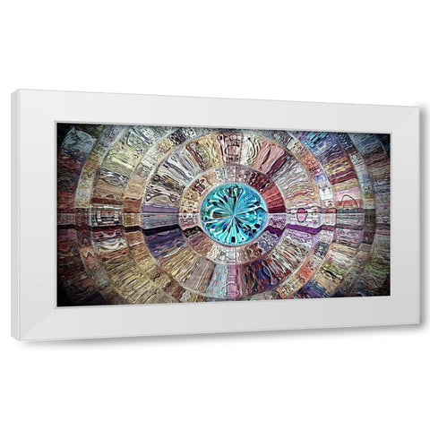 Fountain of Life White Modern Wood Framed Art Print by Manlove, David