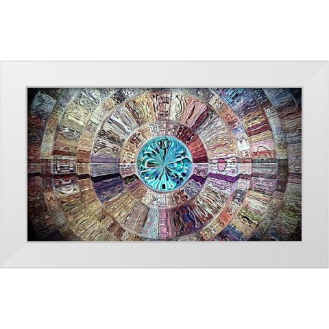 Fountain of Life White Modern Wood Framed Art Print by Manlove, David