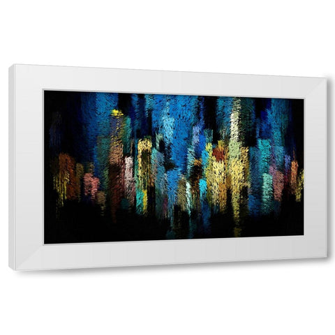 Atlantis White Modern Wood Framed Art Print by Manlove, David