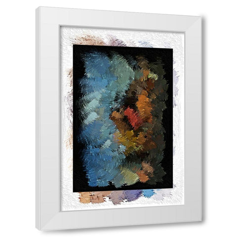 Illusion 1 White Modern Wood Framed Art Print by Manlove, David