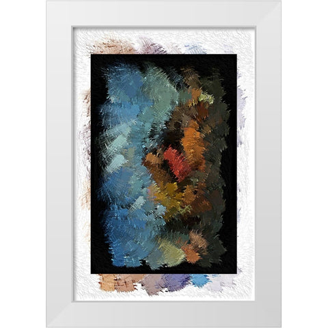 Illusion 1 White Modern Wood Framed Art Print by Manlove, David