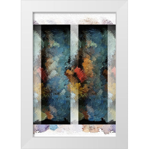 Illusion 2 White Modern Wood Framed Art Print by Manlove, David