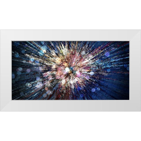 The First Moment White Modern Wood Framed Art Print by Manlove, David