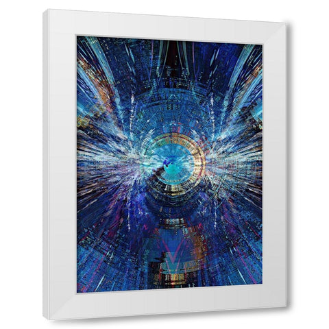 Bowmans Jupiter 2 White Modern Wood Framed Art Print by Manlove, David