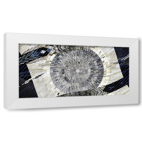 Weird Science White Modern Wood Framed Art Print by Manlove, David