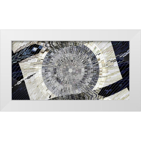 Weird Science White Modern Wood Framed Art Print by Manlove, David