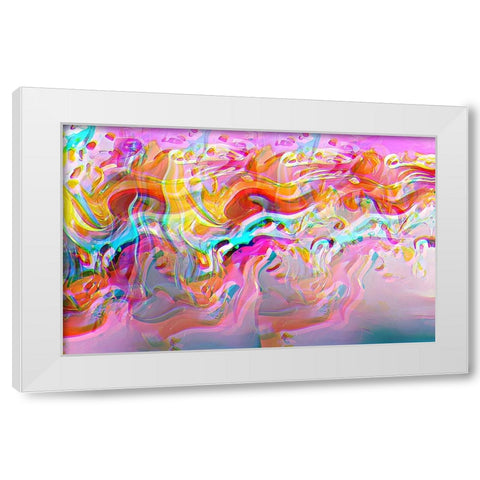 Just Add Flavor White Modern Wood Framed Art Print by Manlove, David