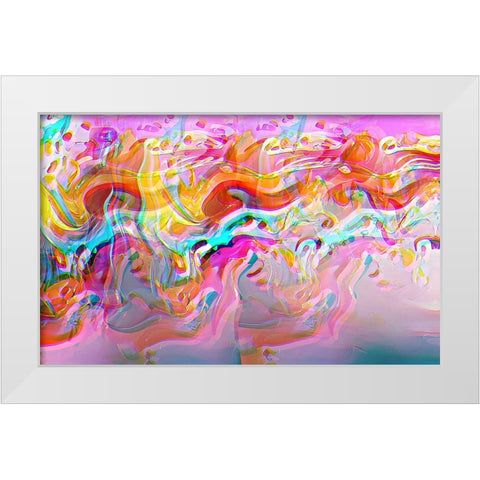 Just Add Flavor White Modern Wood Framed Art Print by Manlove, David
