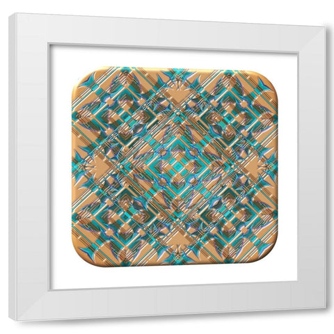 My NFT White Modern Wood Framed Art Print by Manlove, David