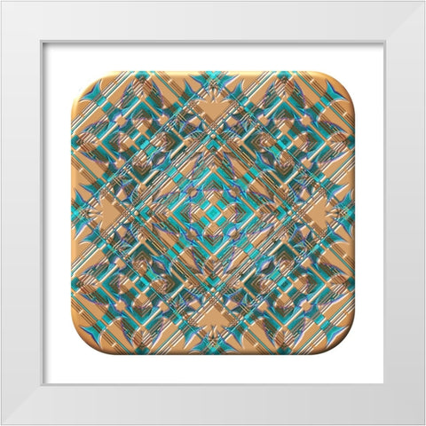 My NFT White Modern Wood Framed Art Print by Manlove, David