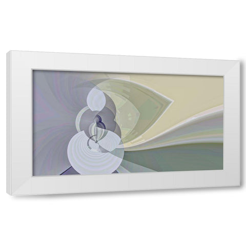 No Rule Of Thirds White Modern Wood Framed Art Print by Manlove, David