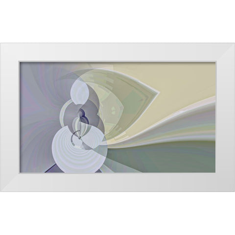 No Rule Of Thirds White Modern Wood Framed Art Print by Manlove, David