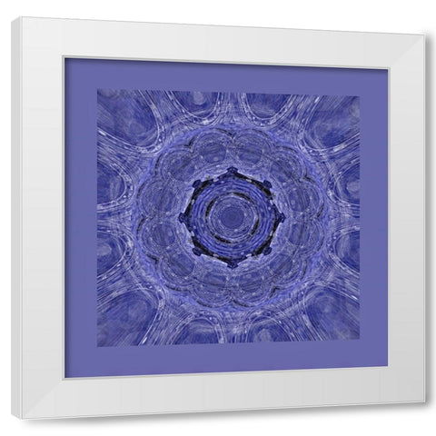 Very Peri Mideval White Modern Wood Framed Art Print by Manlove, David