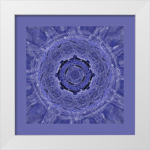 Very Peri Mideval White Modern Wood Framed Art Print by Manlove, David