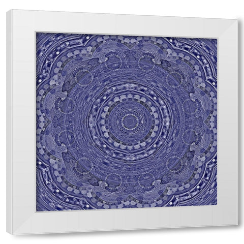 Very Peri Rollers White Modern Wood Framed Art Print by Manlove, David