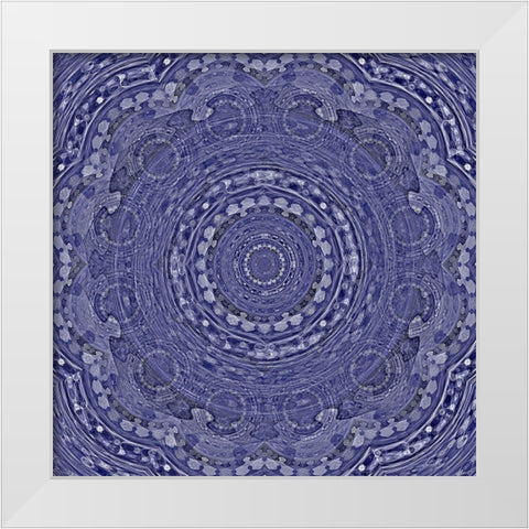 Very Peri Rollers White Modern Wood Framed Art Print by Manlove, David