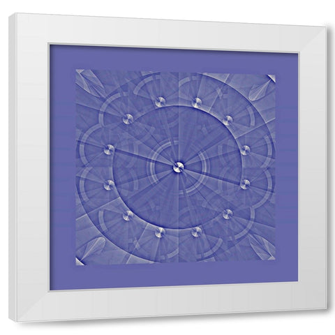 Very Periations White Modern Wood Framed Art Print by Manlove, David