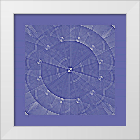 Very Periations White Modern Wood Framed Art Print by Manlove, David