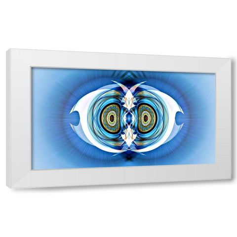 Introspection R White Modern Wood Framed Art Print by Manlove, David