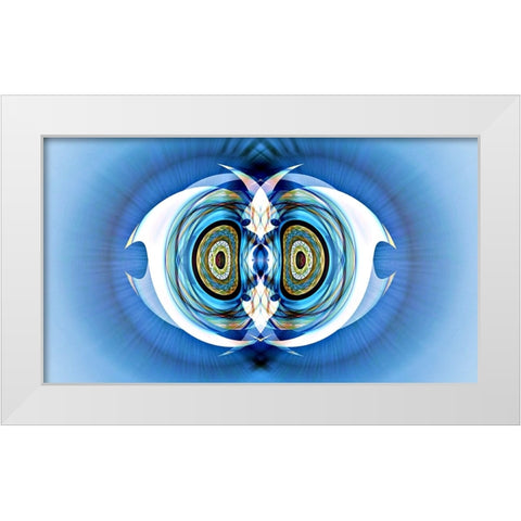 Introspection R White Modern Wood Framed Art Print by Manlove, David
