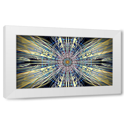 Plasmology White Modern Wood Framed Art Print by Manlove, David