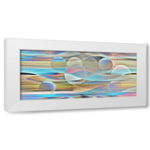 Soapland White Modern Wood Framed Art Print by Manlove, David
