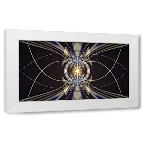Arc Welder White Modern Wood Framed Art Print by Manlove, David