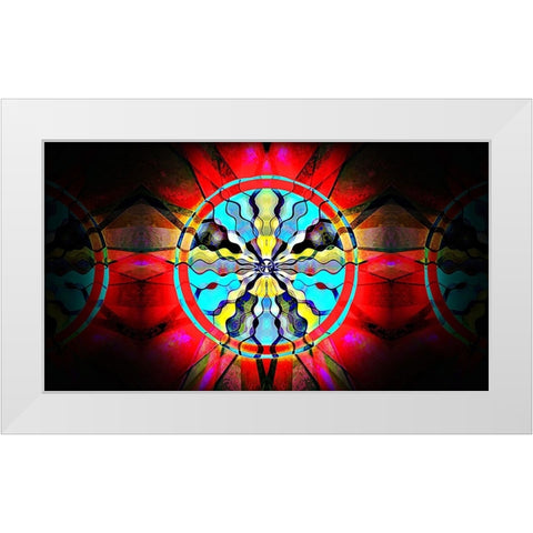 Brandy Z Base 16x9 White Modern Wood Framed Art Print by Manlove, David