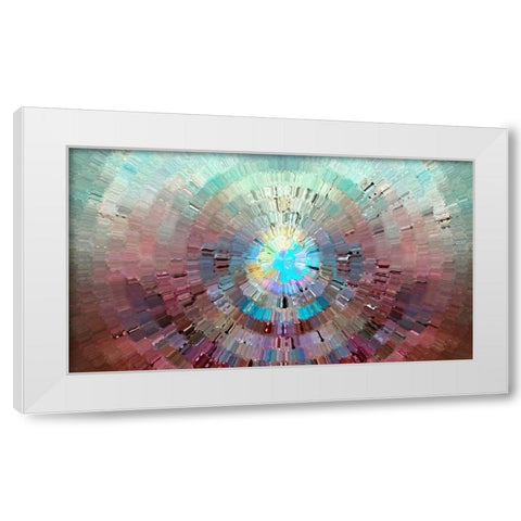 First Light 6 White Modern Wood Framed Art Print by Manlove, David