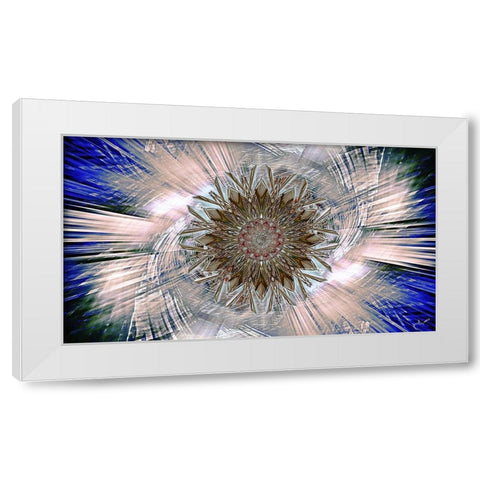 Ice Star cbs White Modern Wood Framed Art Print by Manlove, David