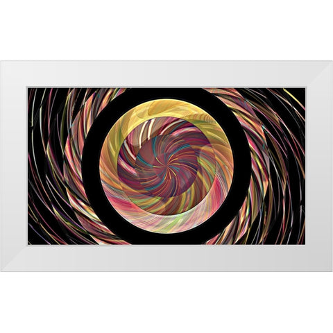 Pearl Electric 3 White Modern Wood Framed Art Print by Manlove, David