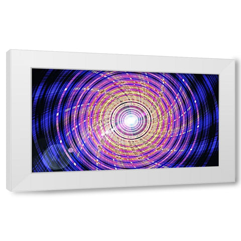 Phosphorus Propeller White Modern Wood Framed Art Print by Manlove, David