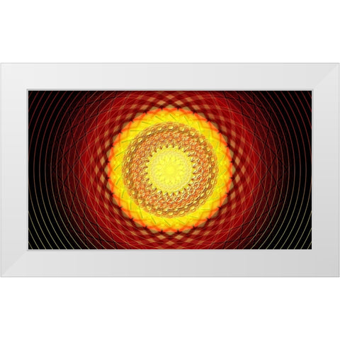 Thrust Inc 5 White Modern Wood Framed Art Print by Manlove, David