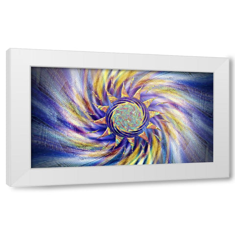 Z Pearl White Modern Wood Framed Art Print by Manlove, David