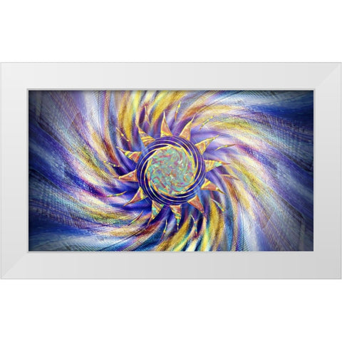 Z Pearl White Modern Wood Framed Art Print by Manlove, David
