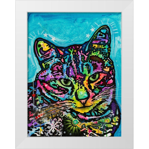 Kismet White Modern Wood Framed Art Print by Dean Russo Collection