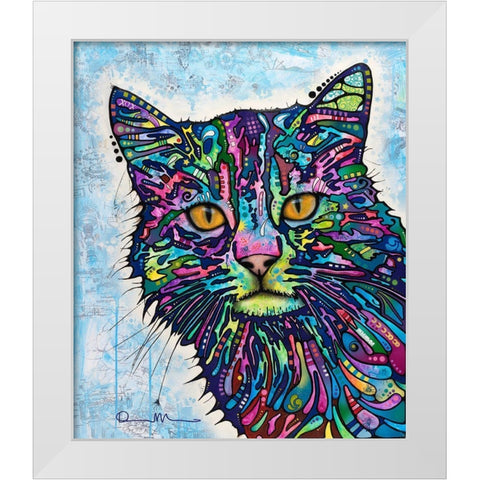 Diligence White Modern Wood Framed Art Print by Dean Russo Collection